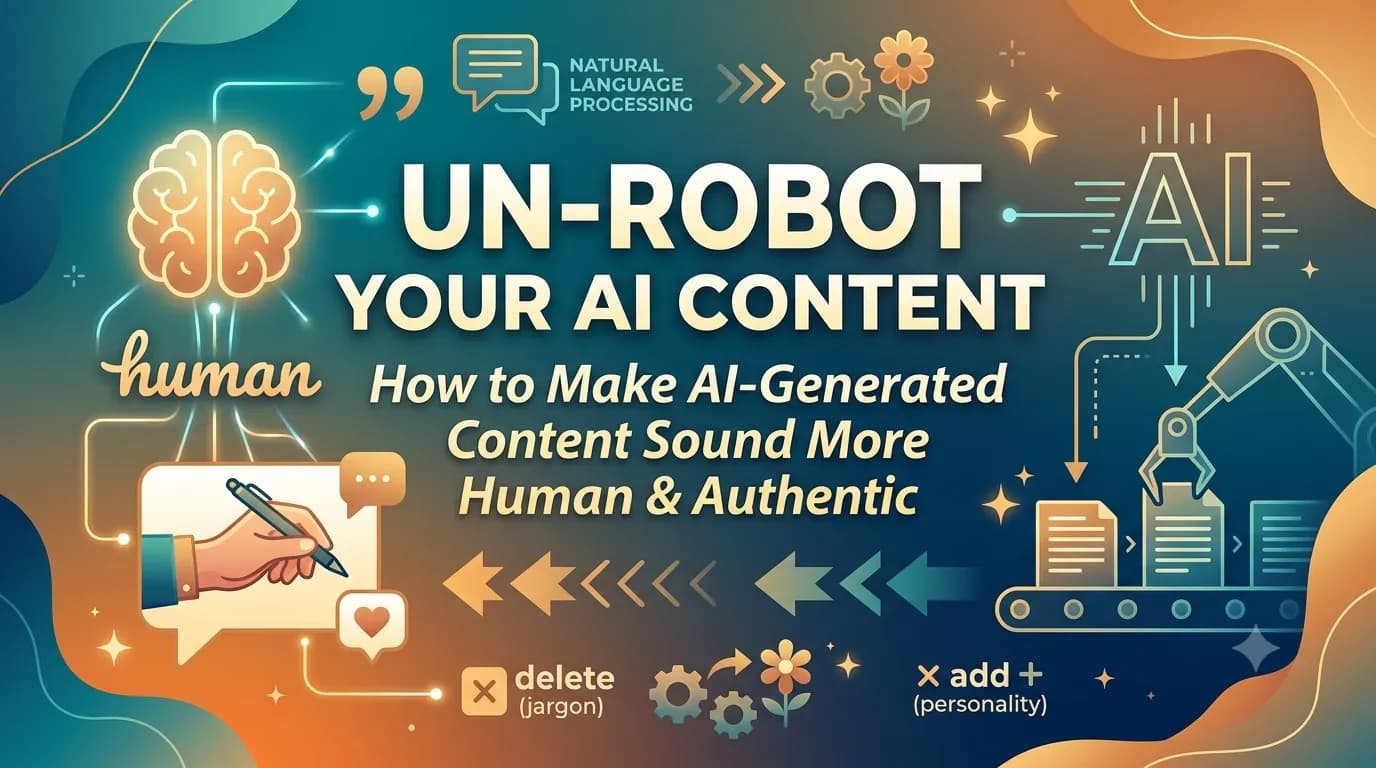 How to Make AI-Generated Content Sound Less Like AI?