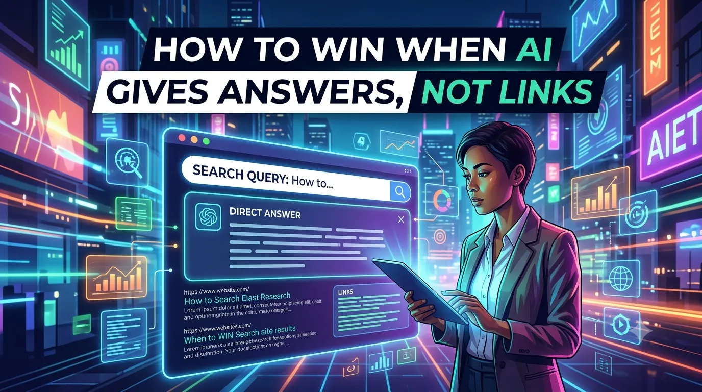 How to Win When AI Gives Answers, Not Links: Zero-Click Search