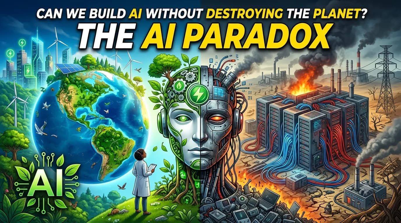 Can We Build AI Without Destroying the Planet? AI Paradox