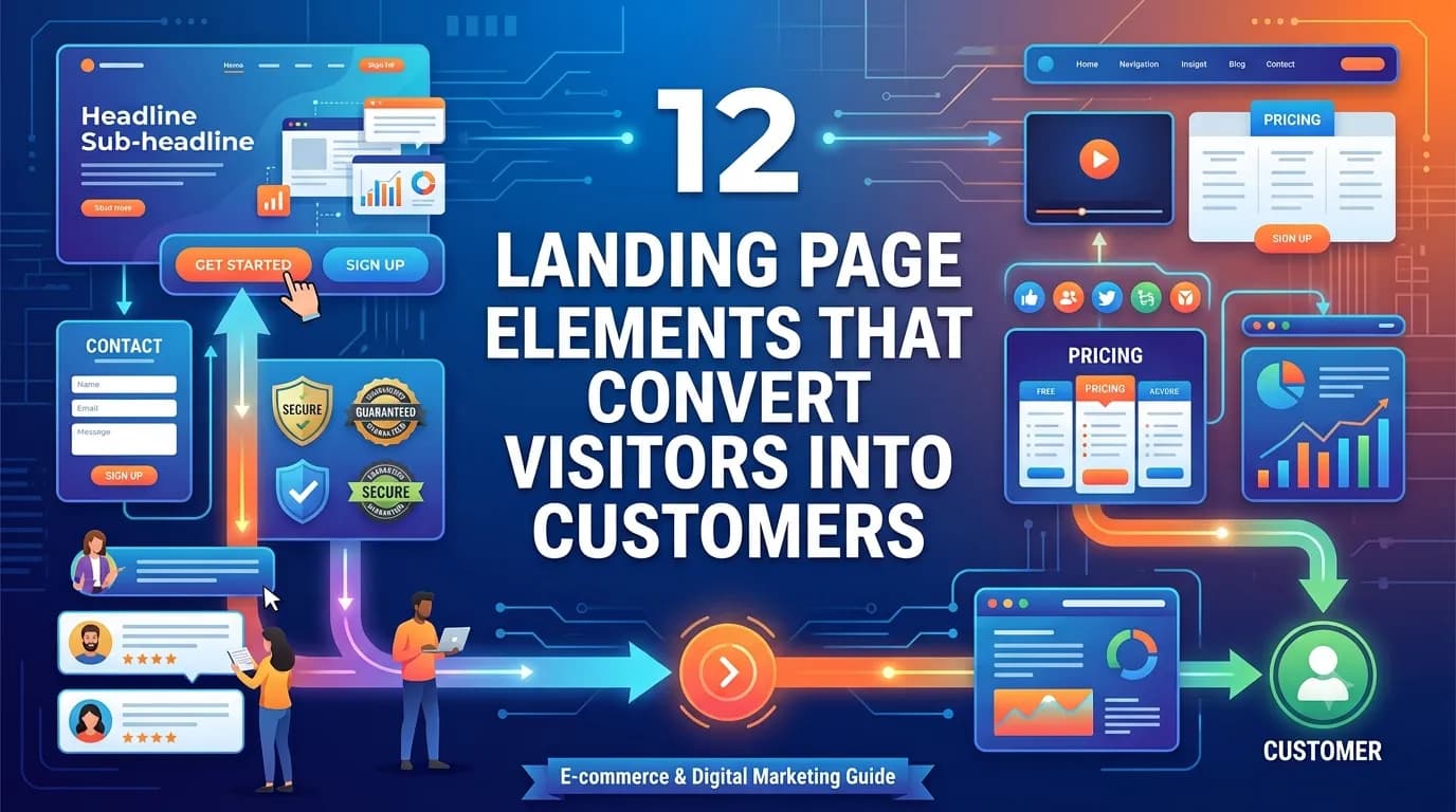 12 Landing page Elements That Convert Visitor into Customers