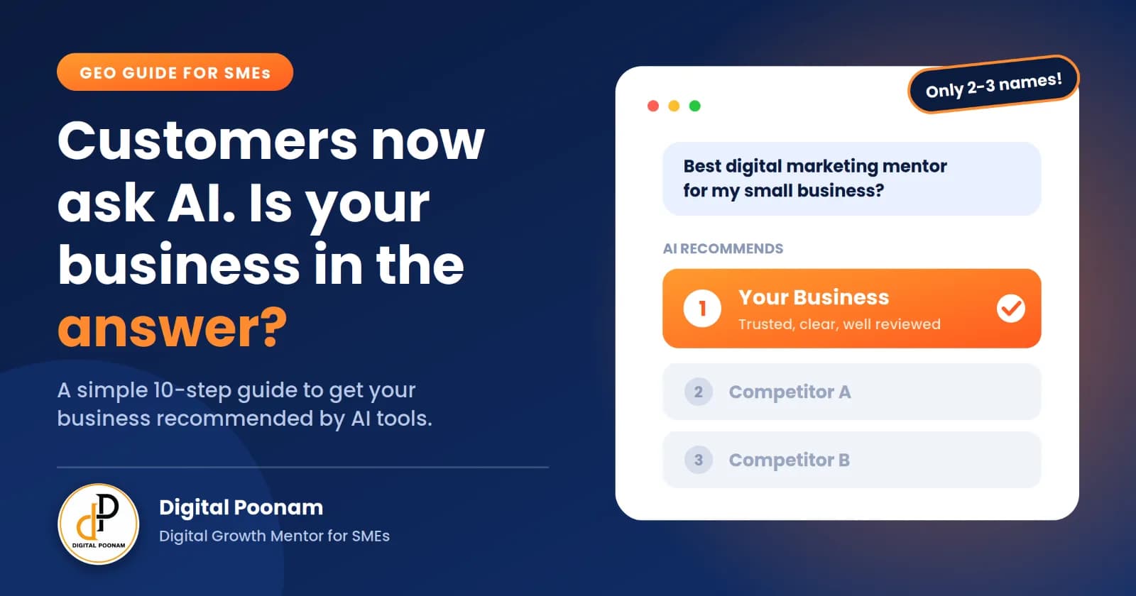 How to Get Your Business Recommended by ChatGPT, Gemini & Perplexity (GEO Guide for SMEs)