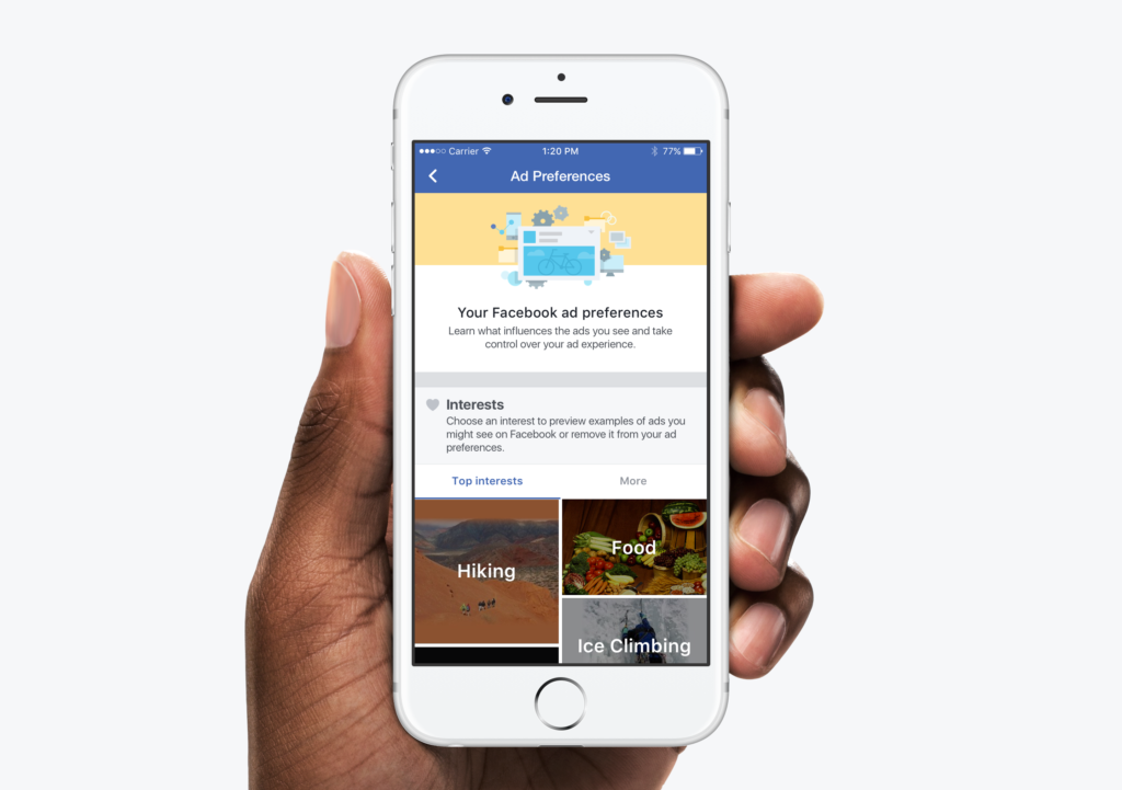 Facebook ads types