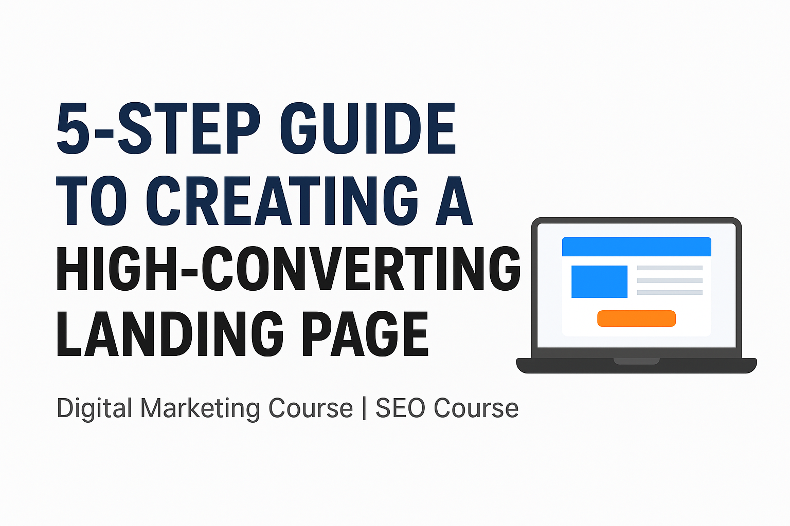 guide to creating a landing Page