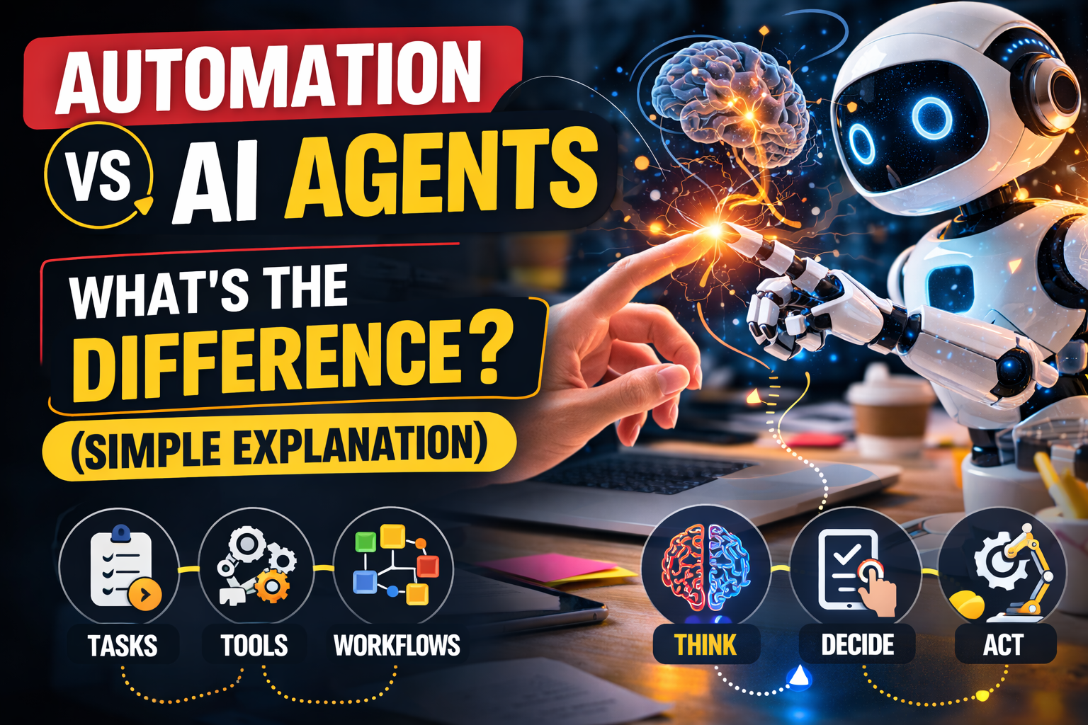 agent vs automation